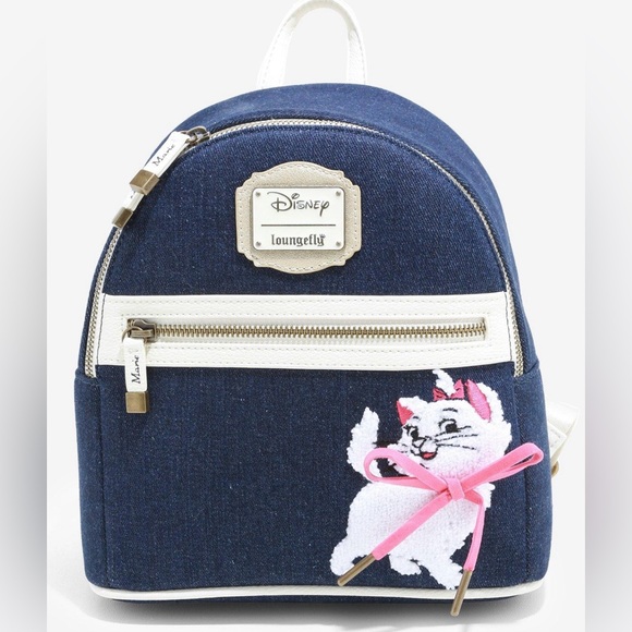 Loungefly | Bags | Nwt Loungefly Disney Aristocats Marie Denim Mini ...